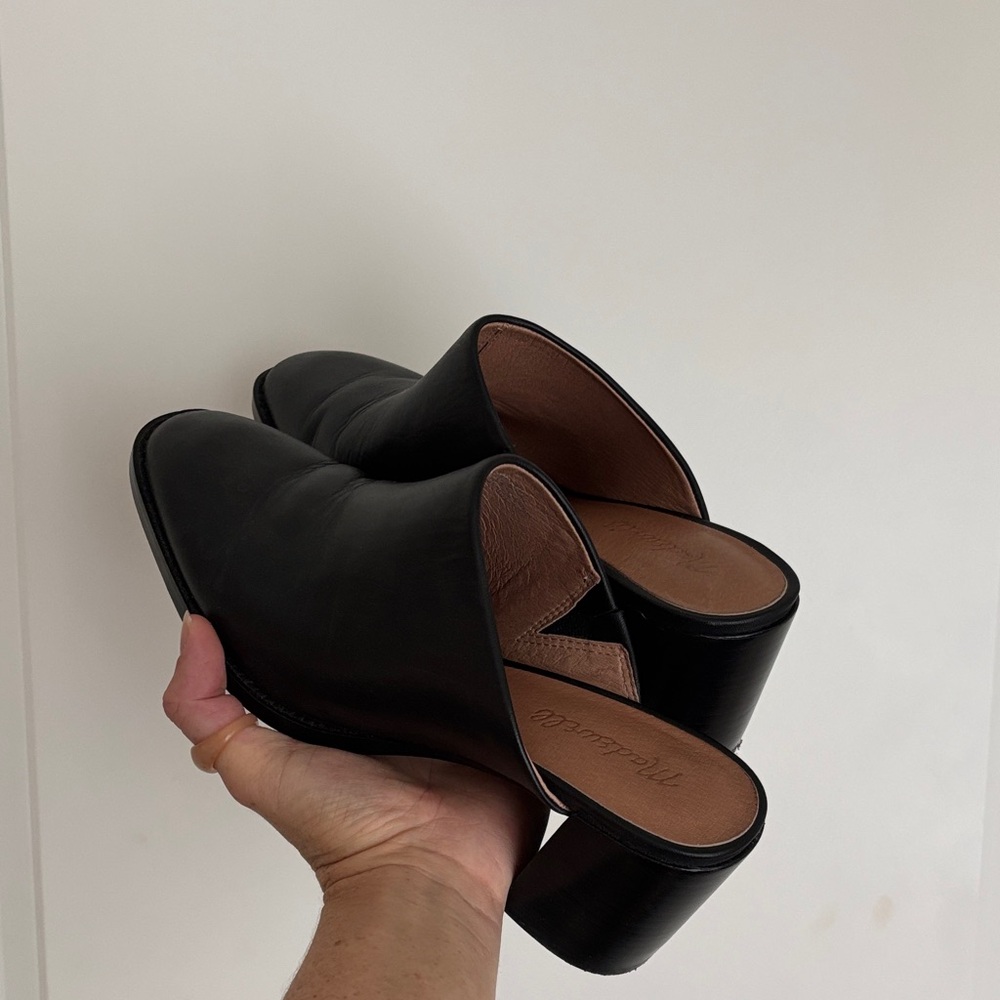 Madewell ‘The Macarro Mule’ in black - SZ 8.5